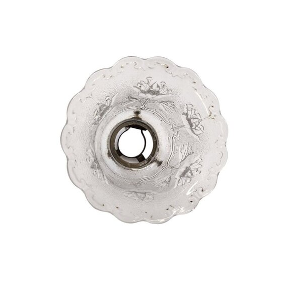 Lamp Bulb Cover, vintage glass ruffled lamp shade replacement light shade 4.5 in - Picture 4 of 9